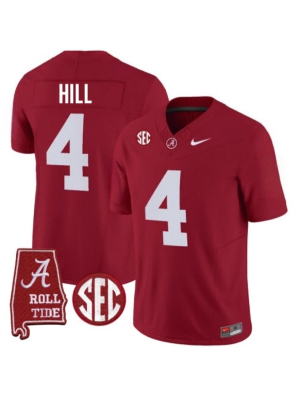 DANIEL HILL Stitched Red Vapor Jersey